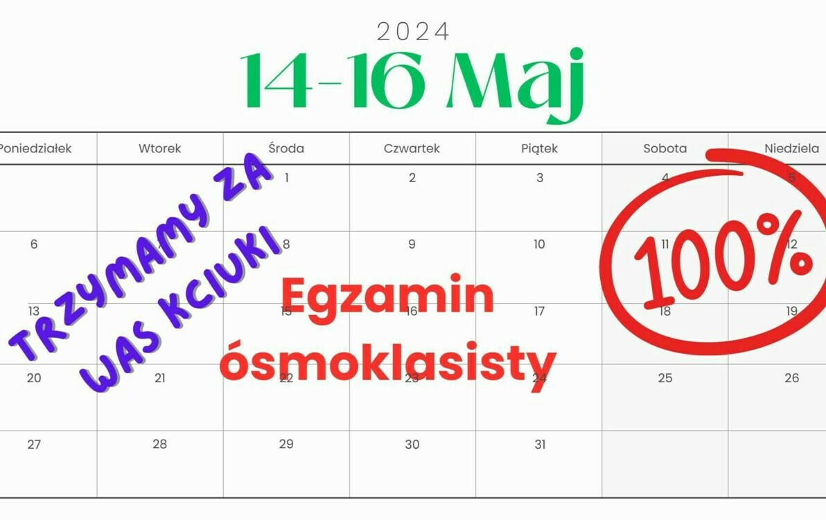 Zdjęcie do Egzamin &oacute;smoklasisty